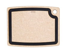 Epicurean Natural Brown Cutting Board with Slate Gray Core Juice Groove 15 x 11 